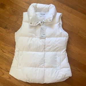 Athleta Downtown Vest White size Large NWT